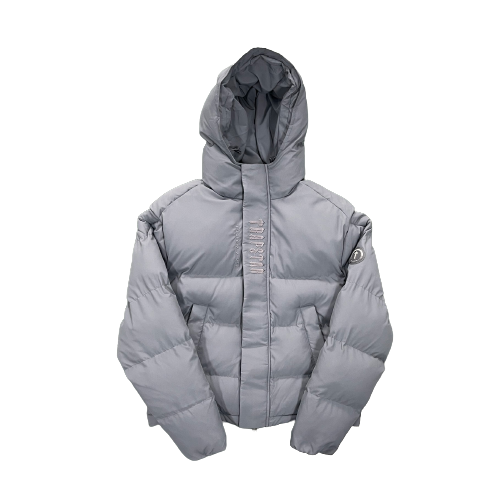 DECODED HOODED PUFFER 2.0 JACKET – GREY