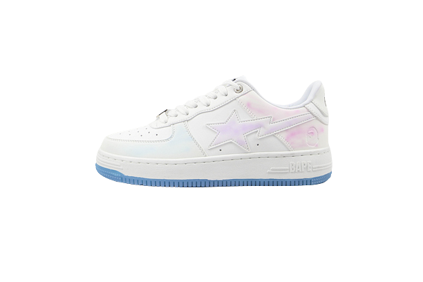BAPESTA COMBO WHITE-PINK