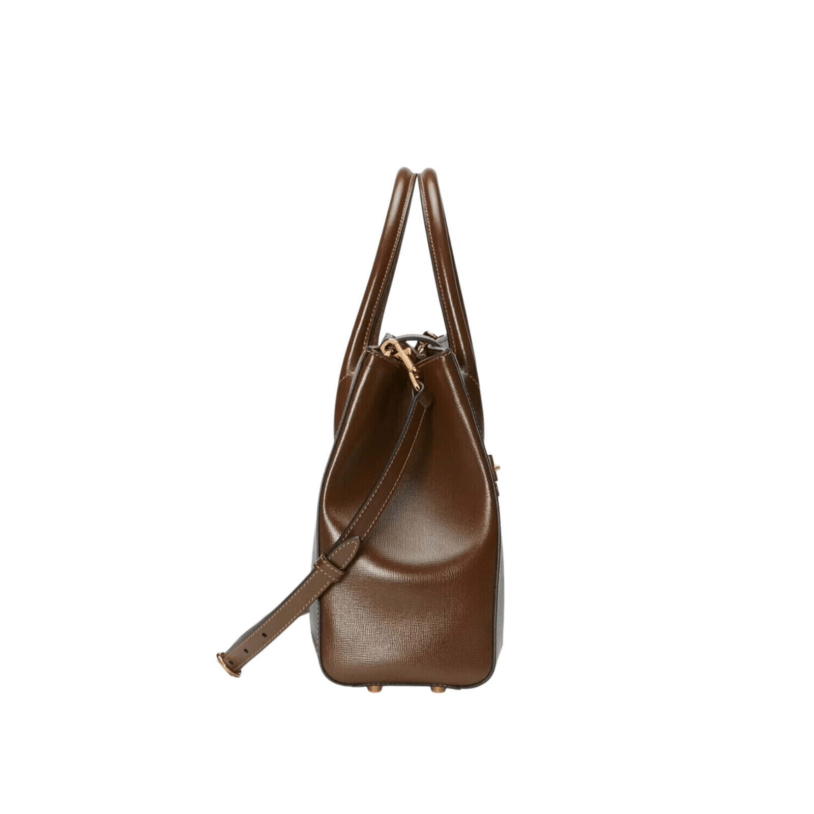 BORSA SHOPPING JACKIE 1961 MEDIA LOGO GG SUPREME BEIGE ED EBANO - immagine 4