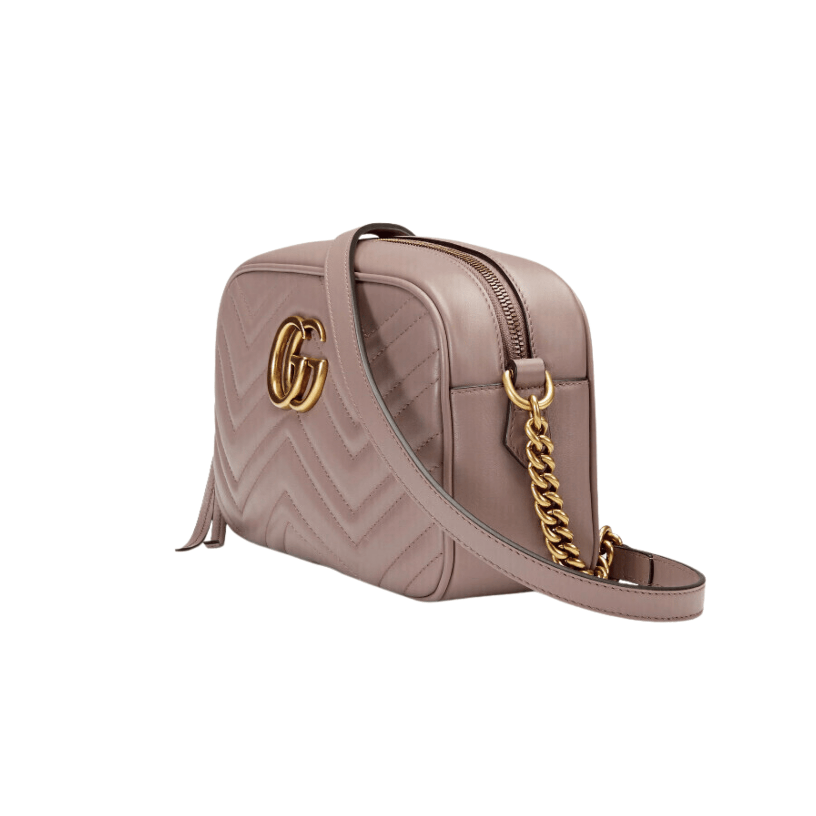 BORSA A SPALLA DONNA GG MARMONT MATELASSÉ PICCOLA CIPRIA - immagine 3