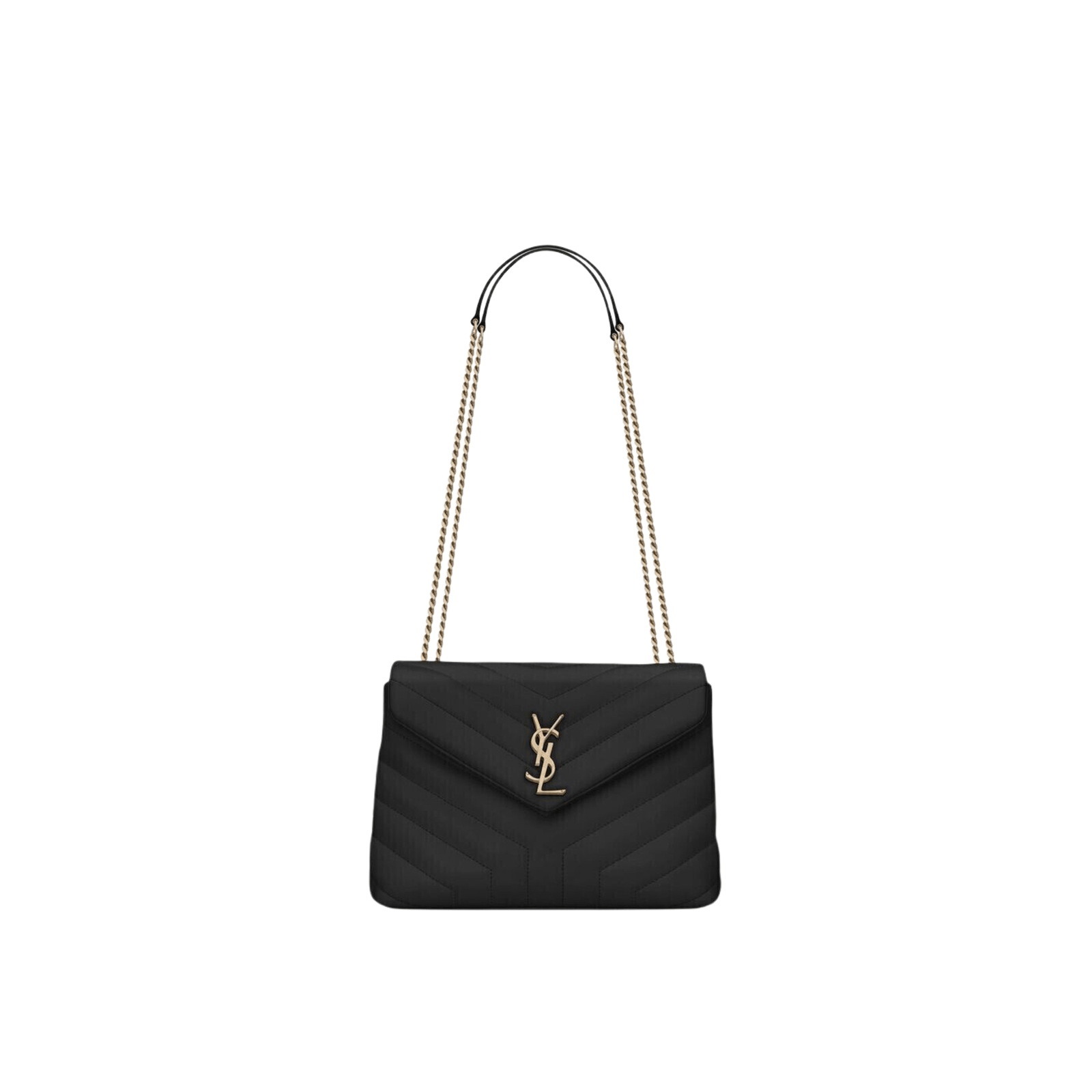 BORSA LOULOU SMALL NERO ORO