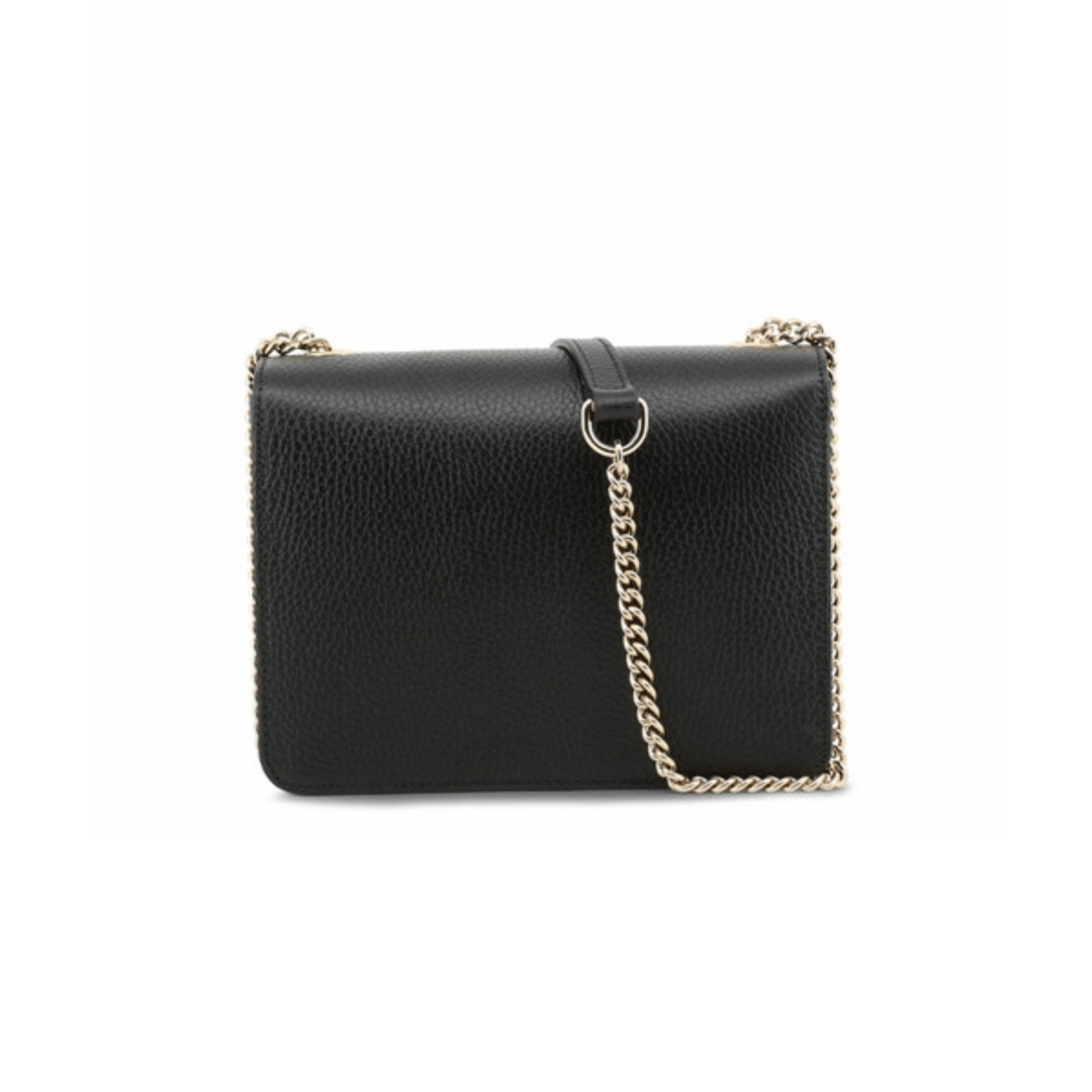 BORSA A TRACOLLA PICCOLA INTERLOCKING G NERA - immagine 2