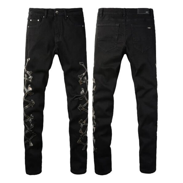 JEANS AMIRI – BLACK BONES