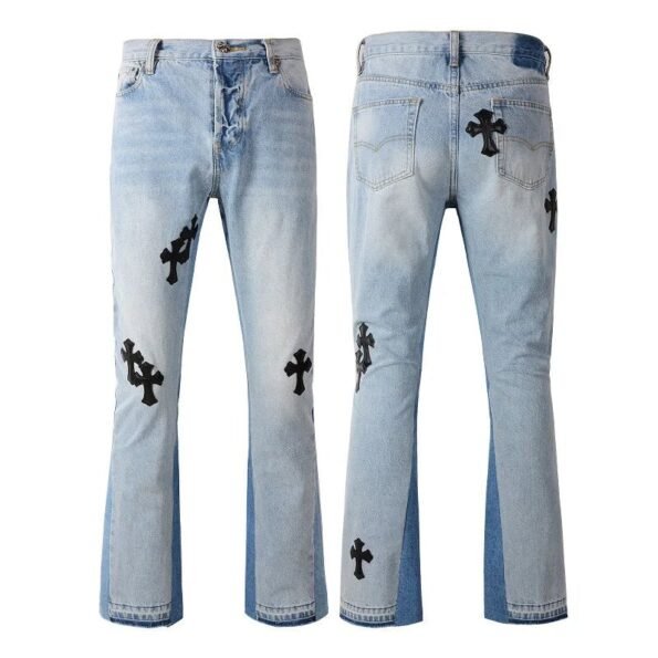 JEANS AMIRI – GRAY CROSSES