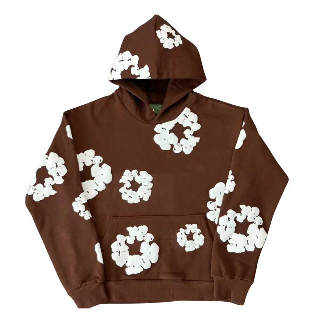 DENIM TEARS – Hoodie Brown