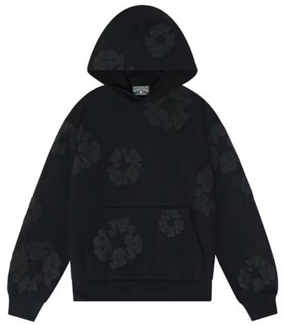 DENIM TEARS – Hoodie Black Black