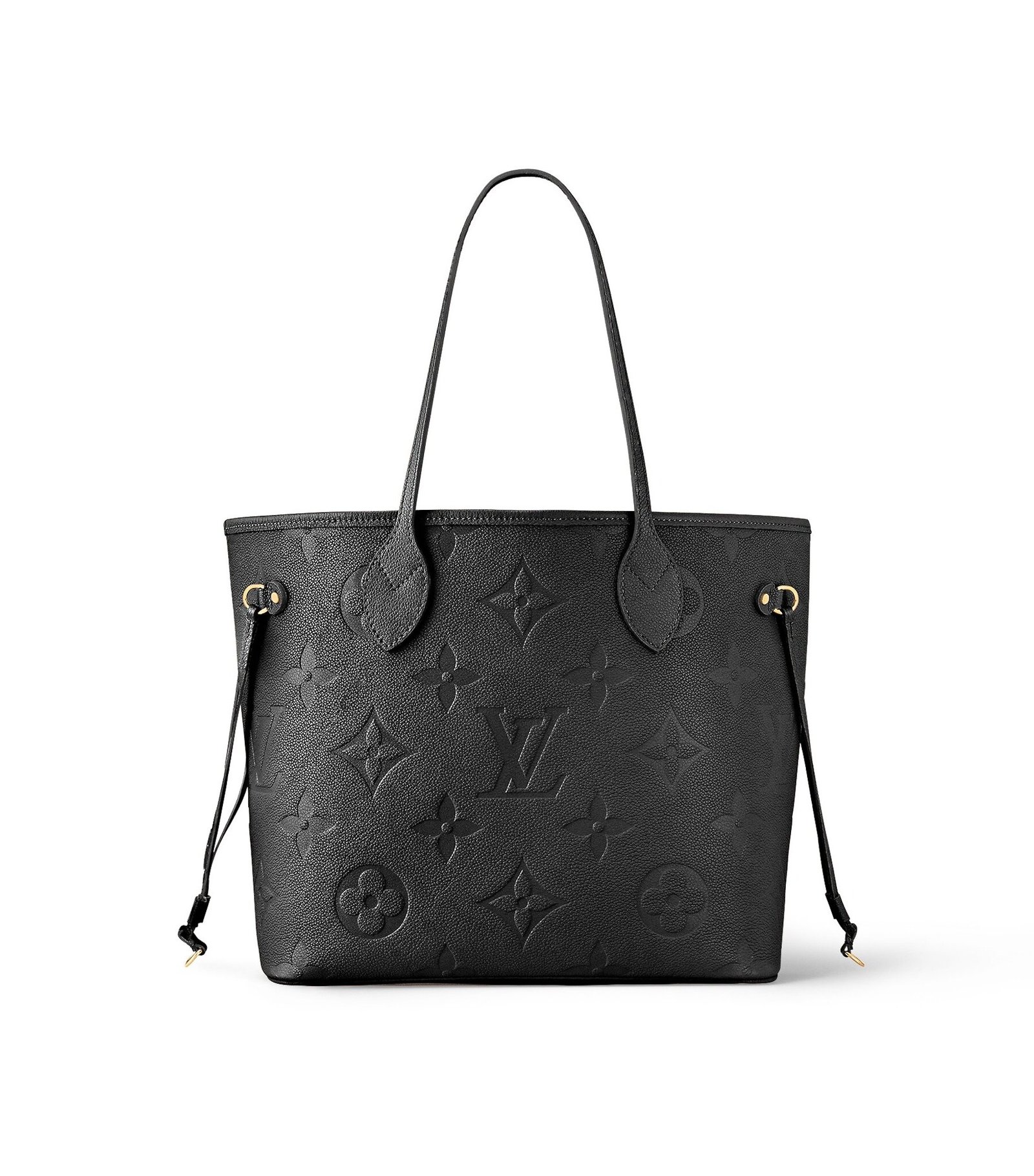 BORSA NEVERFULL MM PELLE MONOGRAM NERA EMPREINTE